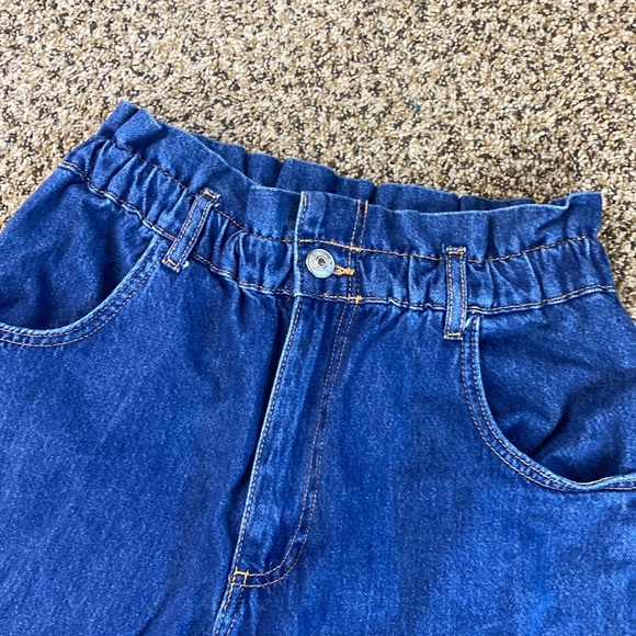 ZARA Oversized Baggy Paperbag Jeans - Picture 7 of 8